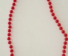 Classic Red-Beaded Necklace