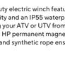 Electric Winch 4500lbs suit small jeep or quad , recovery trailer etc Image 3