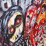 Original Acrylic Painting  Faces of War II Image 5