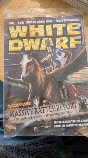 Warhammer White Dwarf magazines