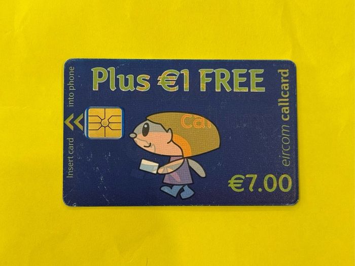 Card 1292 Simply Talk E7 + E1 free Gemplus Simply Talk 5pounds Front Overprint