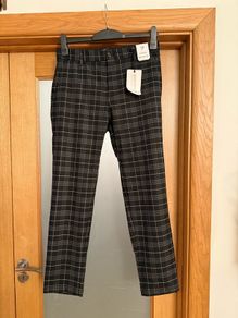 Pull  and Bear check men's trousers