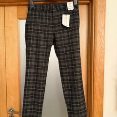 Pull  and Bear check men's trousers