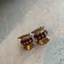 Antique Screw in Art Deco Earrings Stones missing Image 6