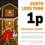 Lights 100 LED 10m/32ft Christmas Tree Lights for Indoor & Outdoor Warm White Decorations Fairy String Lights for Xmas Garden Bedroom & Party Image 2