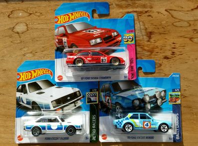 Hot Wheels Ford Sierra & Ford Escort