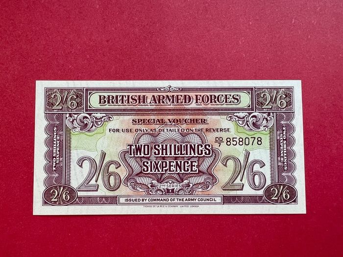 Great Britain  2/6 Two Shillings & Sixpence  1959.  2nd. SERIES Pick M19b ( Uncirculated )