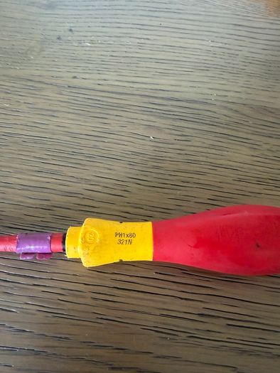 VDE Philips Screwdrivers PH0/PH1 1000v rated
