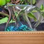 Jerpoint Glass Handcrafted Studio Art Glass Pitcher Water Jug Blue Green Image 9
