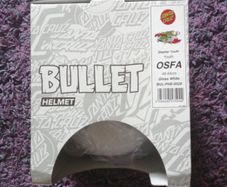Unisex Santa Cruz Bullet Slasher Skateboard, Bmx Etc Helmet Really Cool!