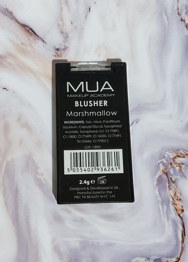 MUA Blusher - Marshmallow - New