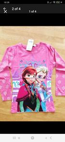 frozen elsa and anna top age 10-11