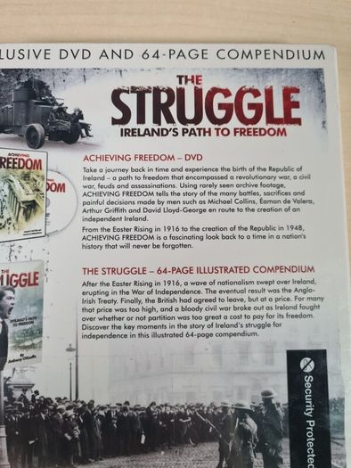Dvd The Struggle Irelands Path To Freedom Exclusive Dvd And 64 Page Compendium Brand New Sealed