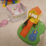 Bundle of Peppa Pig toys plane playground ice cream van Image 2