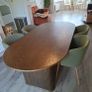 Mid Century Walnut table with chairs Image 2
