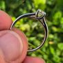 18ct White Gold Diamond Engagement Ring Image 7