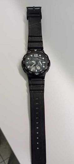 CASIO Watch Digital Telememo 30 World Time 3 Alarm Countdown Timer AEQ 100