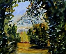 national botanic gardens glasnevin watercolour