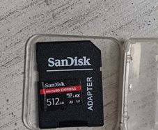 SanDisk microSD Express Card 512G compatible with Nintendo switch 2