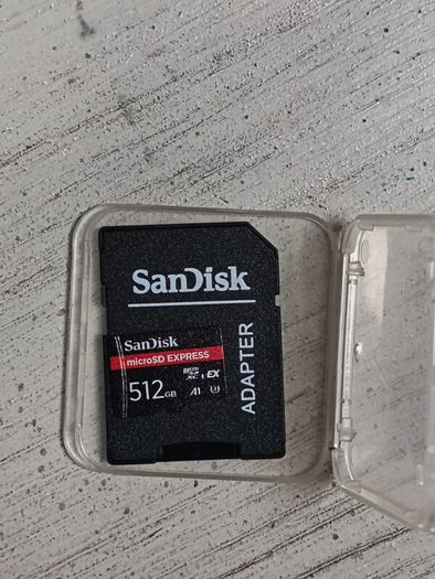 SanDisk microSD Express Card 512G compatible with Nintendo switch 2