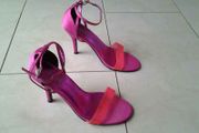 Pink Strappy Sandal - Size 4.5