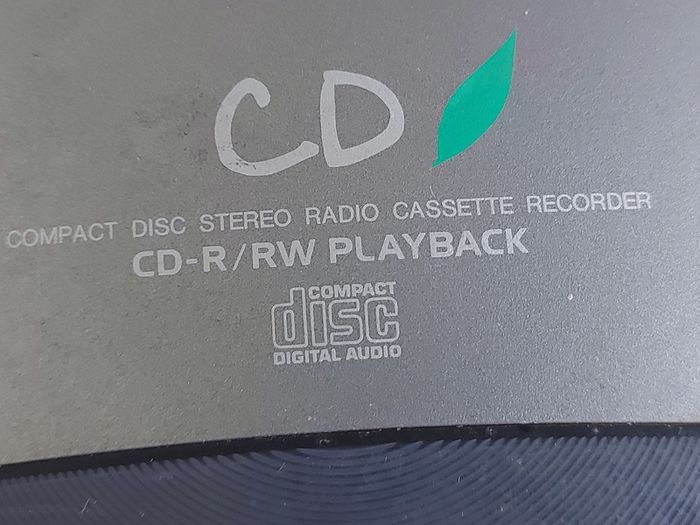 AIWA Compact Disc Stereo Radio Cassette Recorder, Model CSD-TD34K, Only Radio works, also portable, i.e. Takes Battery