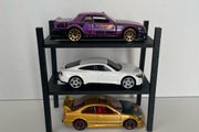 Hot Wheels / Match Box 3 car display stands
