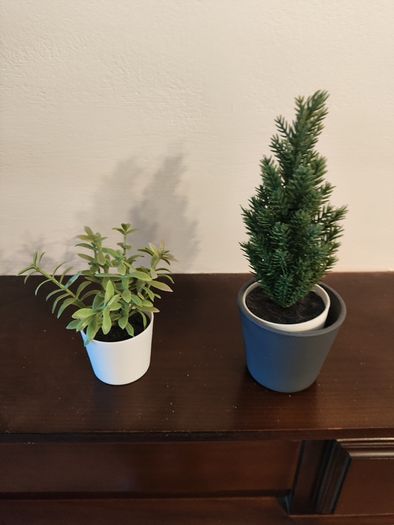 9 fake plants