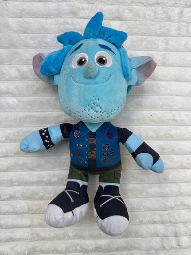 Disney Pixar Onward Barley Lightfoot approx. 12" Soft Plush Used His head is a bit too loose Please see photos