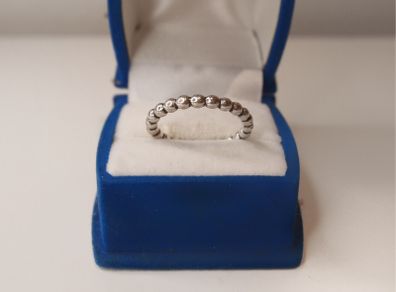Pandora Sterling Silver Beaded Ring
