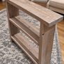 Rustic Wood Bathroom Storage Aged Oak/Lime Finish Image 5