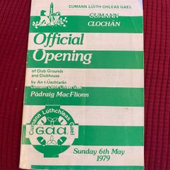 Clochan GAA Club Limerick- Official Opening 1979