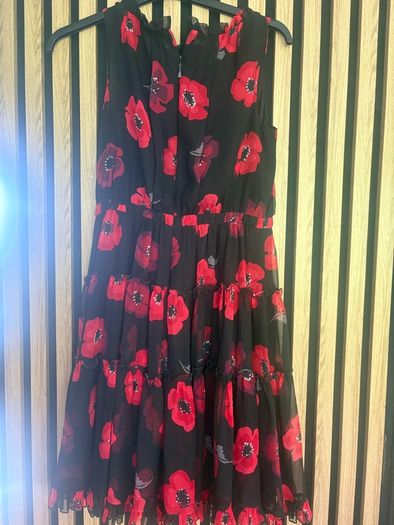 black & red dress size 8 Kate Spade