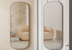 1 x Mirror Curved Frameless mirror Free delivery