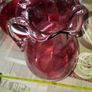 Beautiful Large Cranberry Glass Jug in Good Condition no chips or cracks Postage Available Image 2