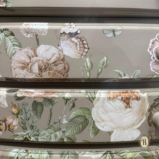 Floral Chest of Drawers
