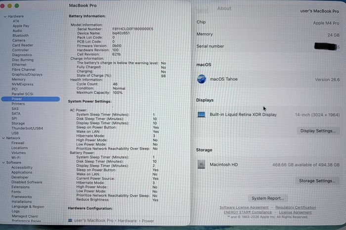 MacBook Pro 14 inch M4 Pro 24GB RAM 512GB SSD Space Black