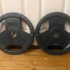 2 x 15KG Olympic Weight Plates