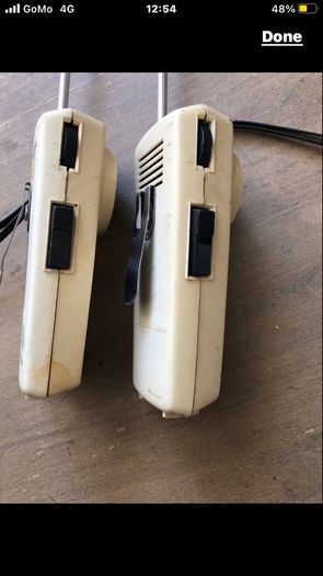 vintage walkie talkies