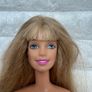 Barbie Pretty Flowers Floral Mattel Doll Blonde Vintage Damaged Hands Used Please see pictures Image 2