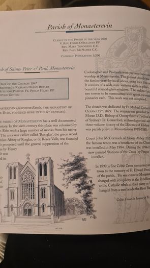 The Churches Of Kildare And Leighin 2000 A. D. Drawing's And Research By John Duffy. Edited By John Mcevoy. Large Volume Book In Very Good Condition.