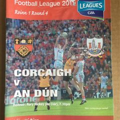 12th March 2011. GAA (Gaelic Football) Programme. Cork V Down @ Pairc Ui Rinn