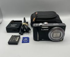 Panasonic Lumix DMC-TZ18 14.1MP Digital Camera Black - Full Kit
