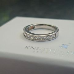 Stunning stamped 925 Sterling Silver Ladies Eternity Ring