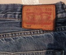 levis worn 36x32 carhart shirt