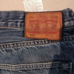 levis worn 36x32 carhart shirt