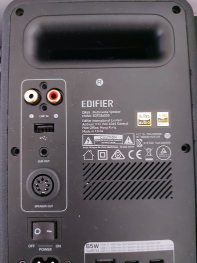 Edifier QR65 loudspeaker Black Wired & Wireless 70 W, Has issue, but is new in box, never used