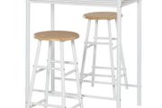 3-Piece Dining Kitchen Set with 1 Table and 2 Matching Chairs for Home Pub Cafe (FREE SHIPPING)