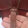 Stunning Hand Made Mid Century Irish Leather Satchel Image 3