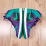 Nike Air Jordan 1 Mid Purple Turquoise Black Grape Sneakers Trainers 4UK/37.5EU/23.5cm Image 3